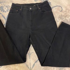 Black Levi 550 jeans